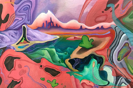 Mini Worlds, 2019, painting 3